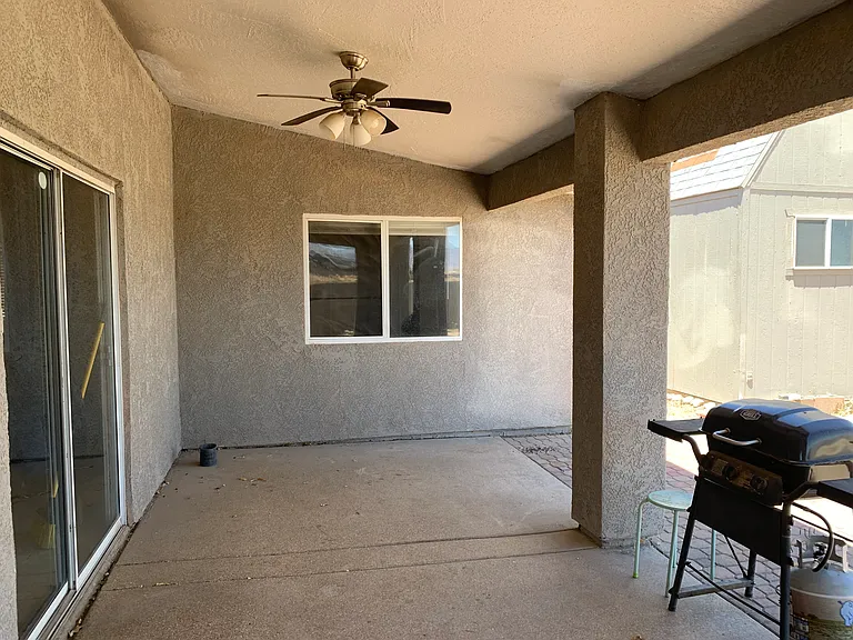 Backyard patio