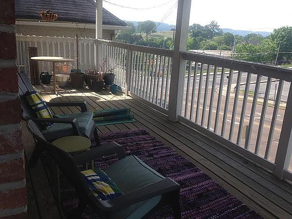 Great view from covered front porch