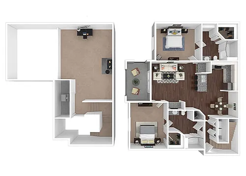 Floor plan B3L West