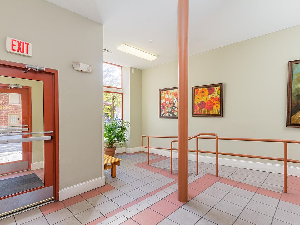 Controlled double door entrance and lobby