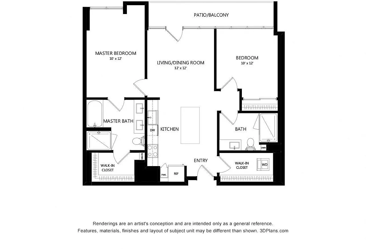 Floor plan MID-RISE TOWER B1B