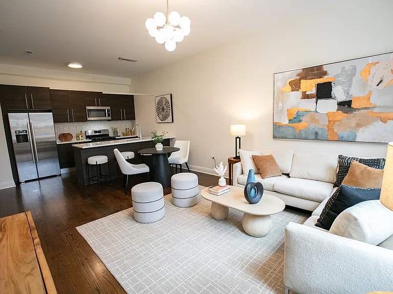 Kitchen and Living Room