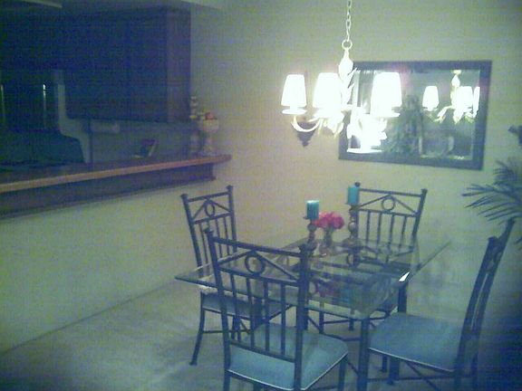Dining room with pass through to kitchen...