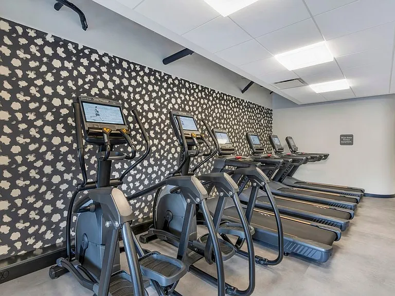 Fitness center with cardio equipment