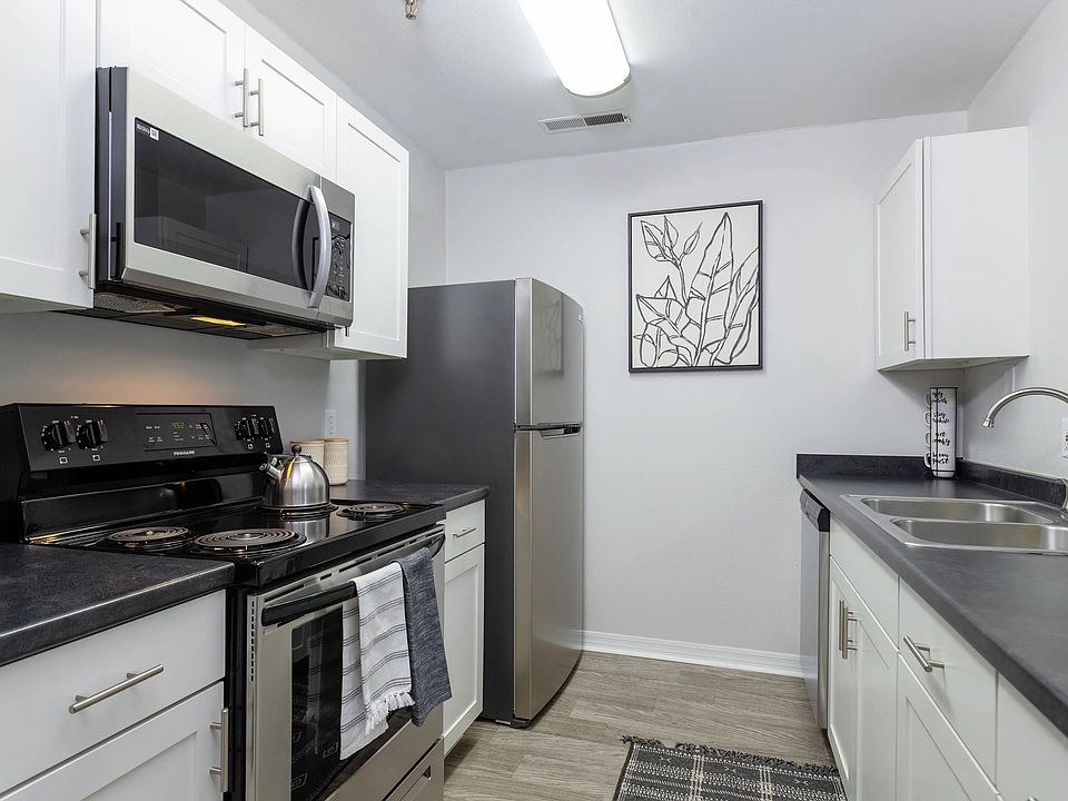 Immerse yourself in our galley-style kitchens with abundant cabinetry - the ultimate space for cooking up delectable masterpieces with your roommates.