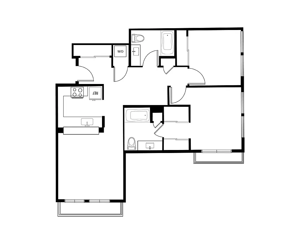 Floor plan B2A