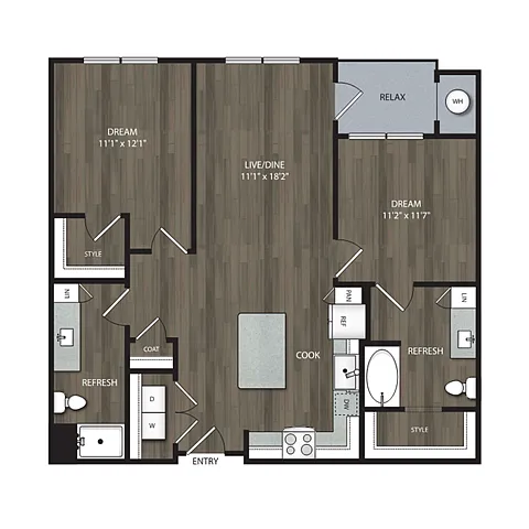 Floor plan B1
