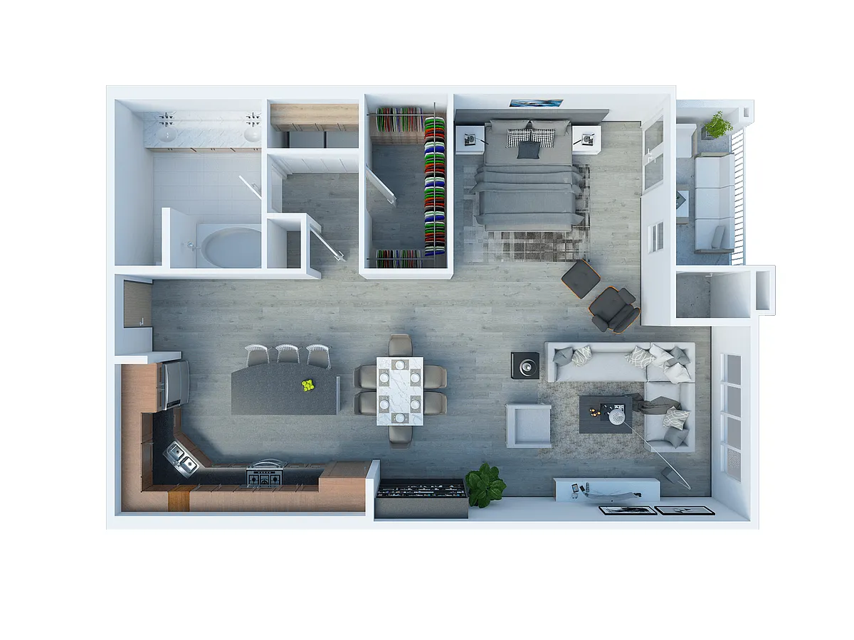 Floor plan Studio