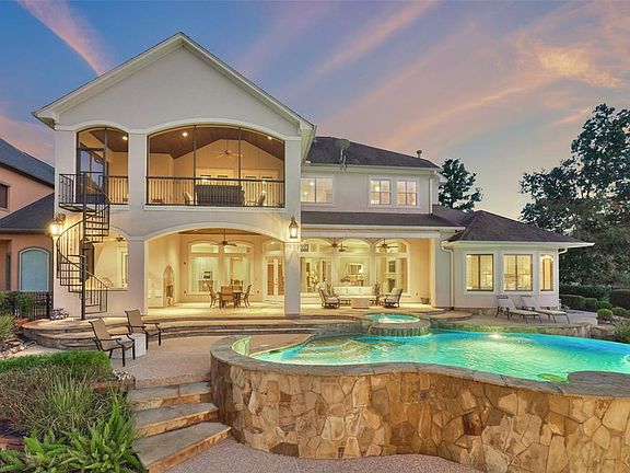 Grand elevation on this one. Note all the porch space under roof for maximum entertaining enjoyment.