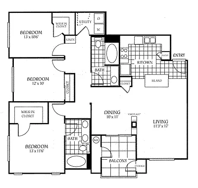 Floor plan The Seville