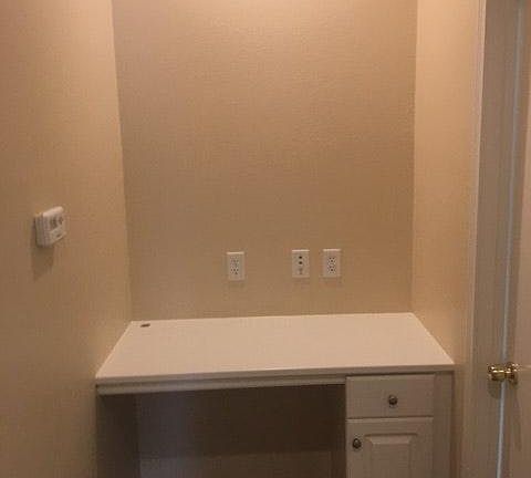 Built in Desk next to bedroom
