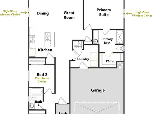 This is a Saguaro Floorplan. Options and colors may vary.