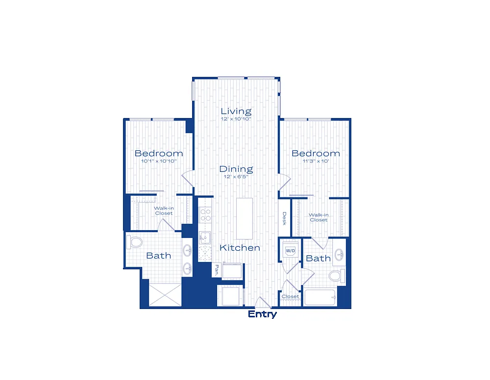 Floor plan Rigby B4