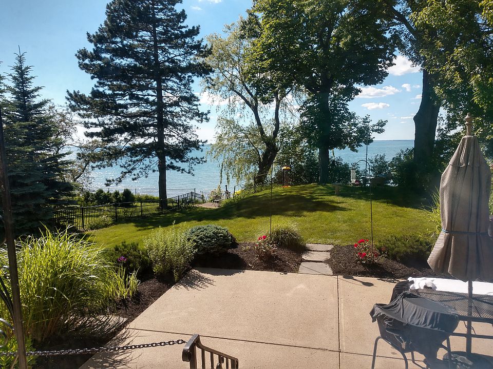 View from lakefront patio