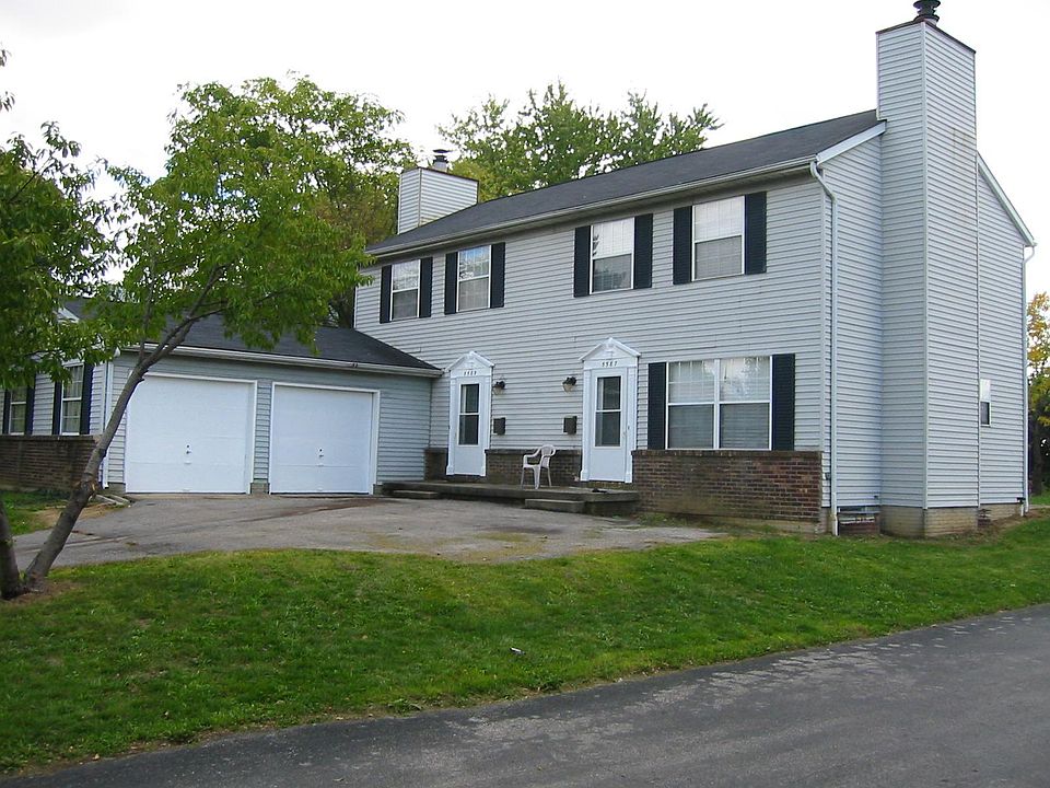 Front of Duplex, This is not the actual house, missing front & back views of actual house, but same floor plan and look.