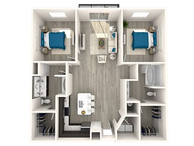 Floor plan B2 - Partial
