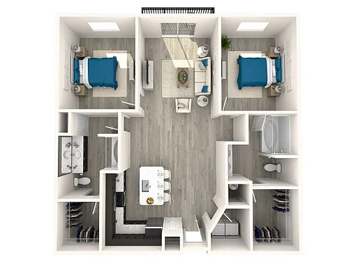 Floor plan B2 - Partial