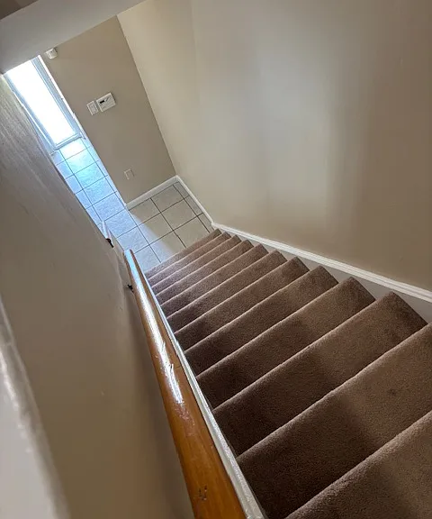Stairwell leading to ground floor