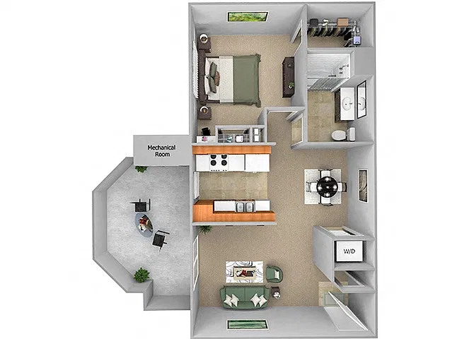 Floor plan A1 (Bordeaux)