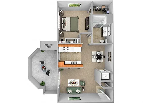 Floor plan A1 (Bordeaux)