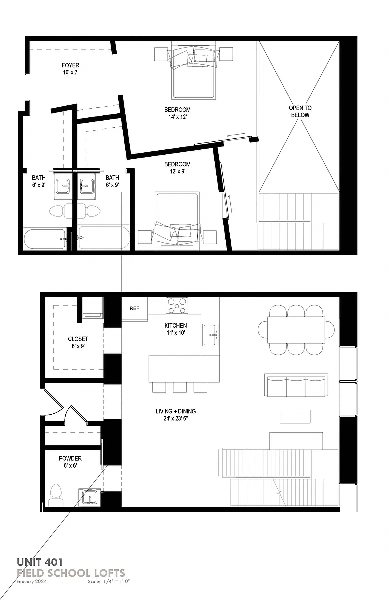 Floor plan 401