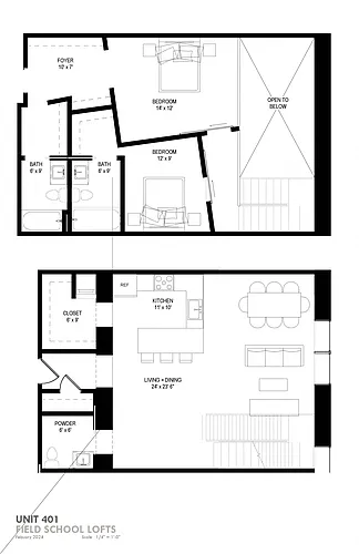 Floor plan 401