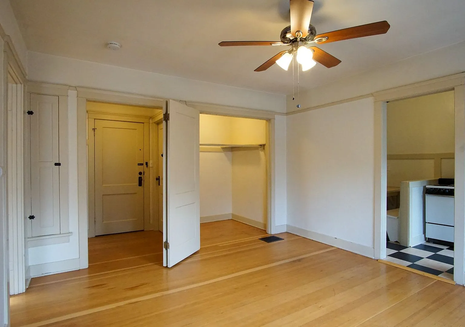 Rare Find! Lovely Corner 1-BDR w/Hardwoods, A/C + Built-in Dining Set! — Photo 3