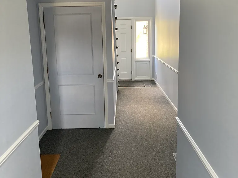 building hallway - and basement entrance