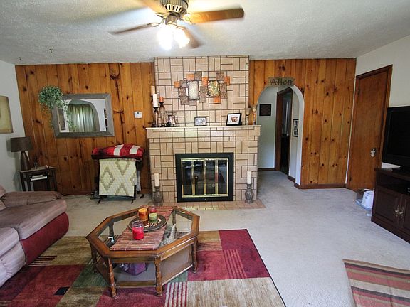 Original Stone Gas Fireplace