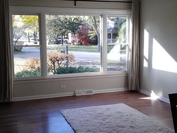 Living room with picture window