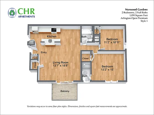 Floor plan 2 Bedroom