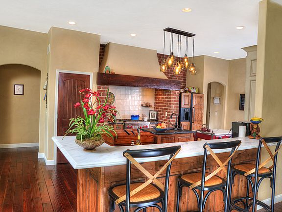 Kitchen raised counter