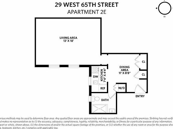 2nd image of 29 W 65th St APT 2E