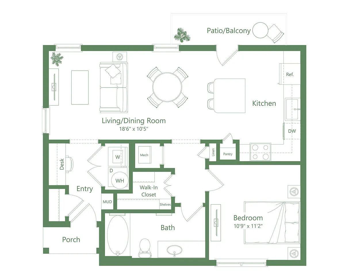 Floor plan A1