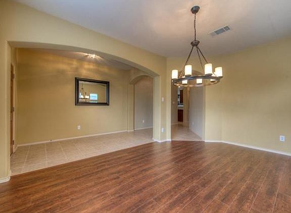 Beautiful wood flooring in the Formal Dining or Living Area.