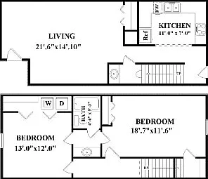 2 bed/ 1.5 bath 2 bed/ 1.5 bath