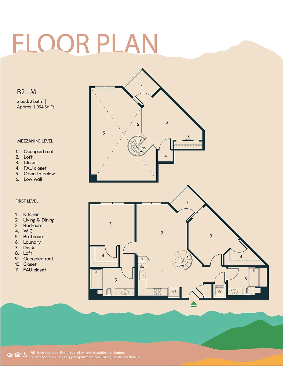 Floor plan B2-M