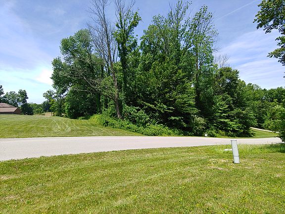 Lot with mature trees.  