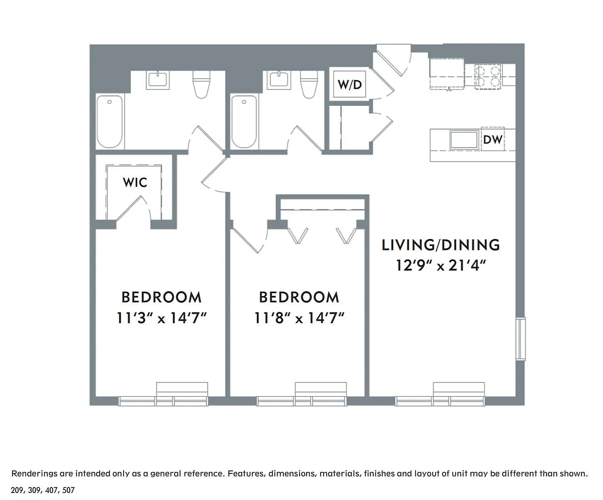 Floor plan B3