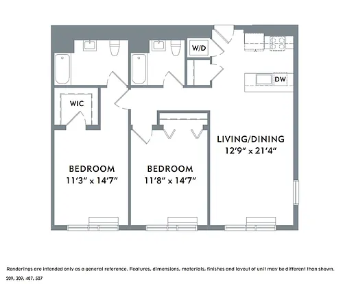 Floor plan B3