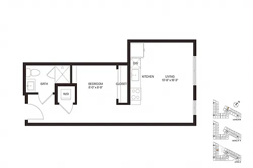 Floor plan Studio S2