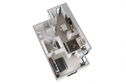 Floor plan 1B08