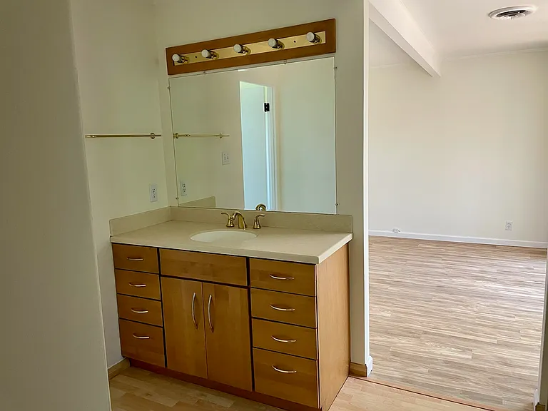 Master bedroom vanity