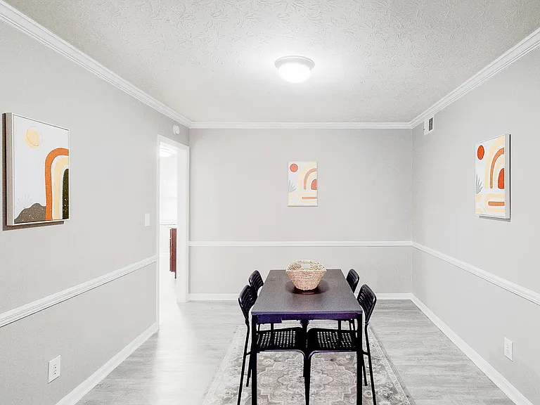 Lovely dining room space right off of the living room.