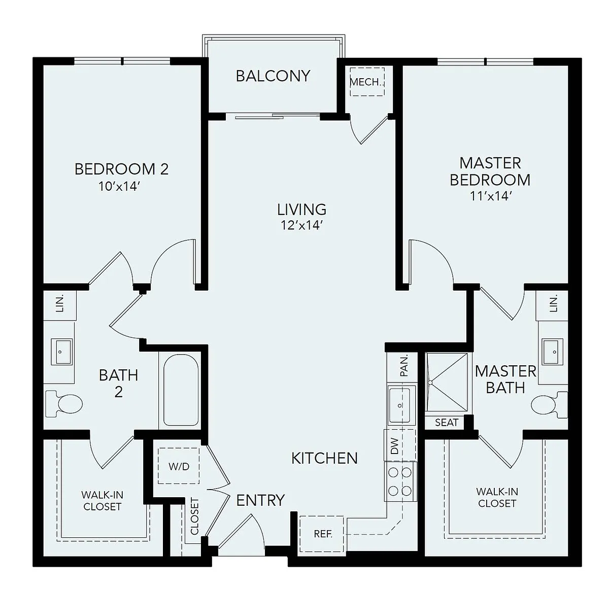 Floor plan B1b