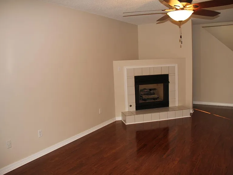 Gas fireplace living room