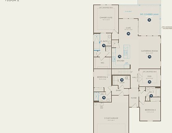 Mystique Floor Plan, Quick Move-In Home, Floor 1