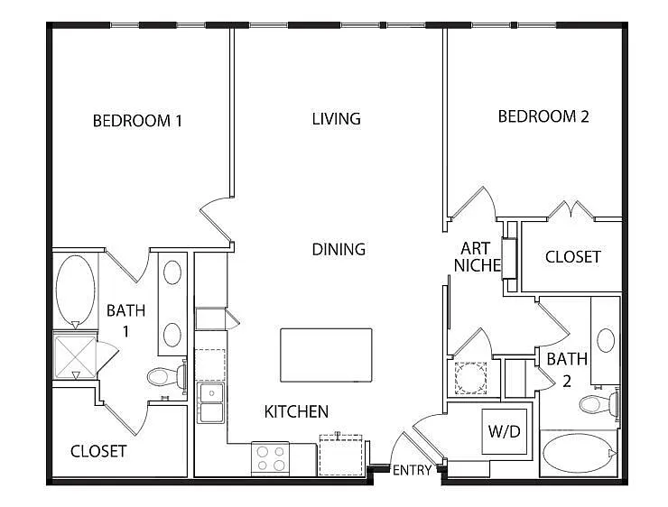 Floor plan B3HC