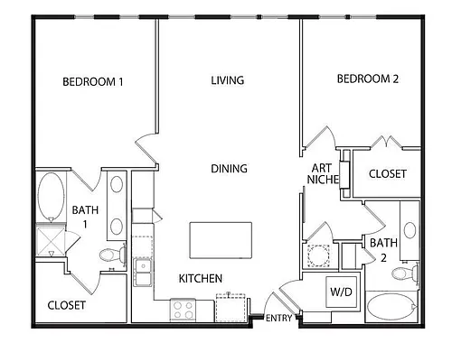 Floor plan B3HC