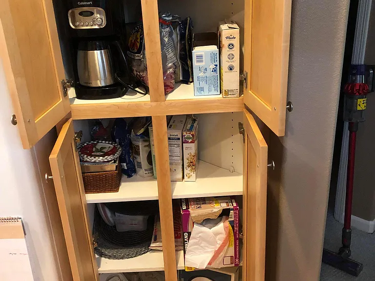 Plenty of Pantry & Cabinetry Space